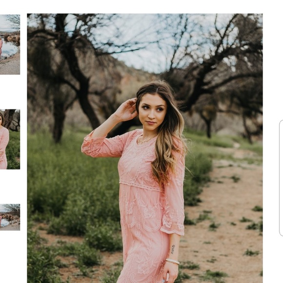 Other - Wren and Ivory beautiful pink lace dress